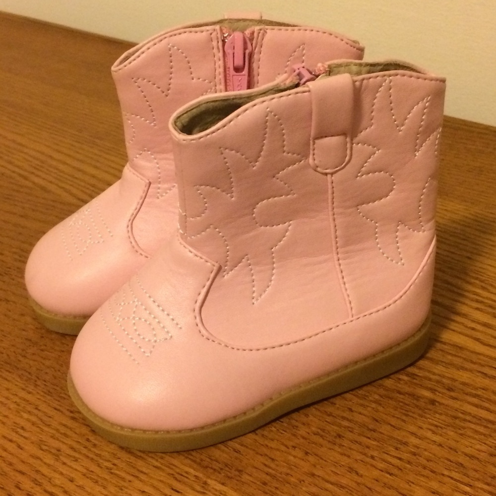 Laniecakes toddler pink squeaker boots